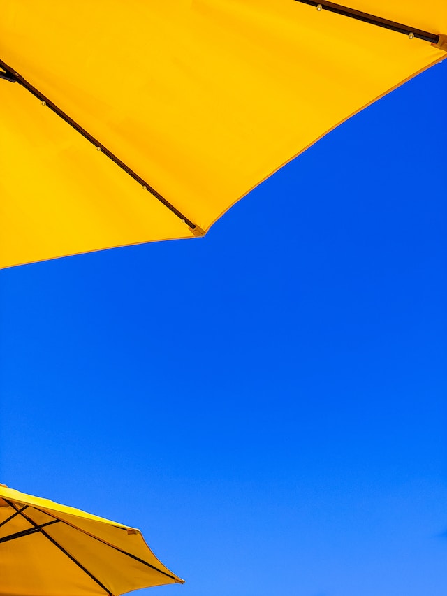 Yellow umbrella